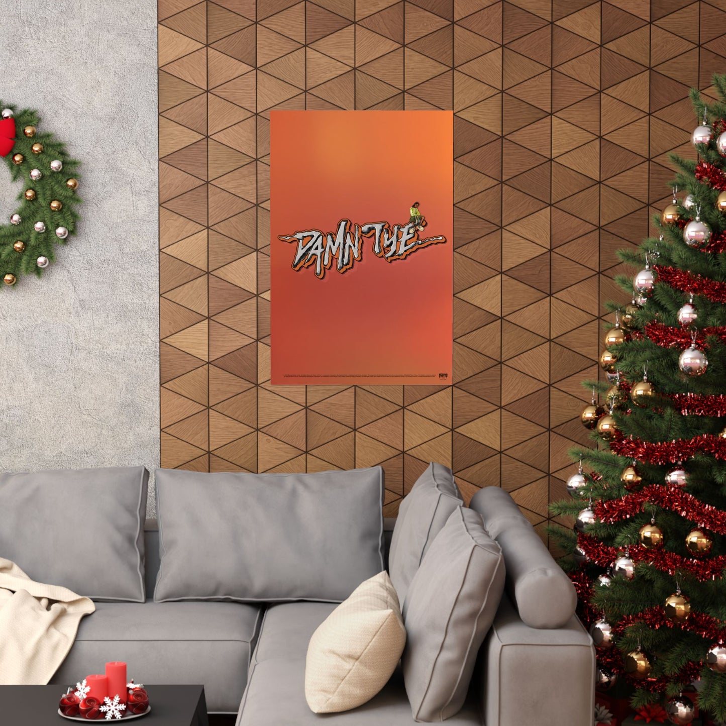 Damn Tye Matte Vertical Poster - Vibrant Wall Art for Trendy Spaces