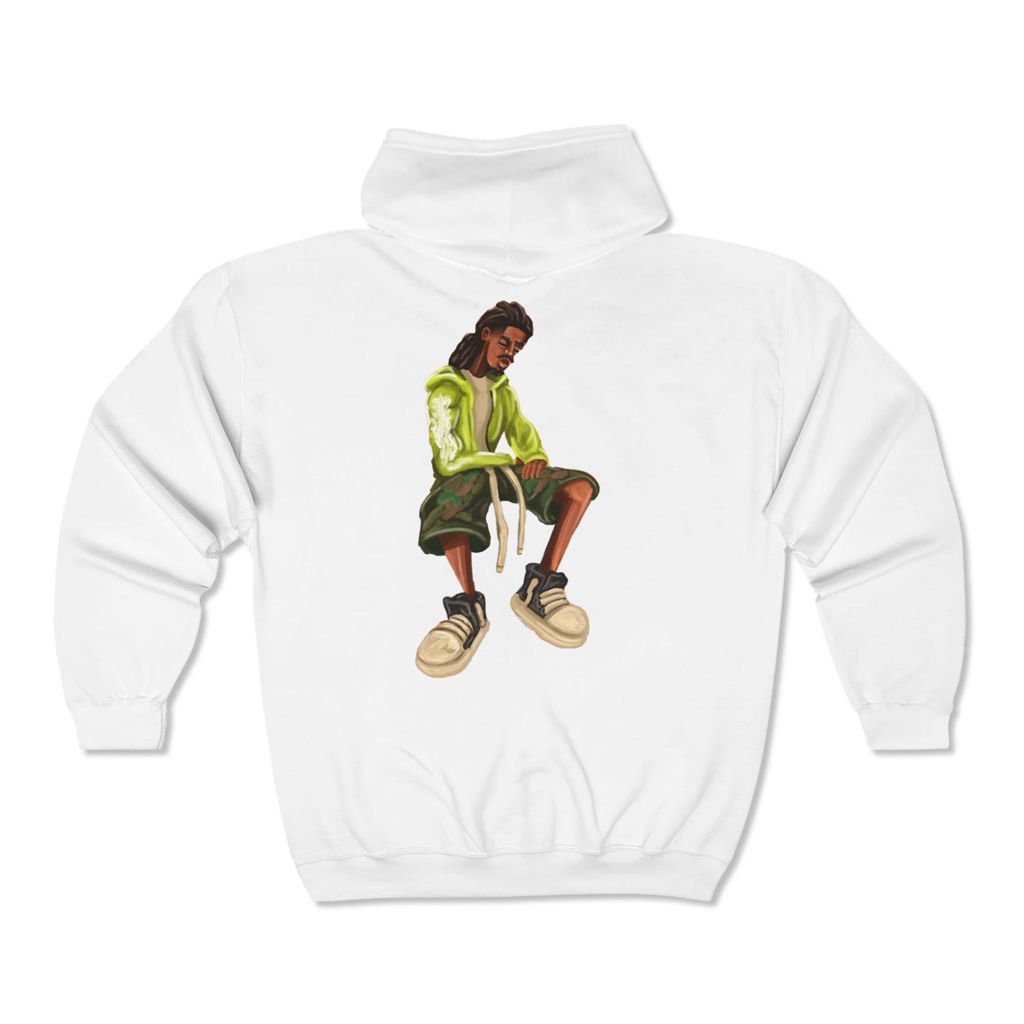 Damn Type Unisex Hoodie - Stylish Zip-Up Sweatshirt for Everyday Comfort