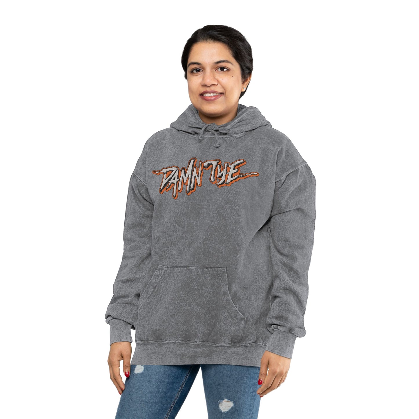 Damn Tye Unisex Mineral Wash Hoodie - Stylish Streetwear for Everyday Comfort