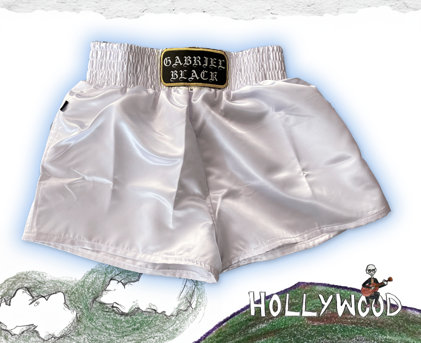 Gabriel Black Shorts