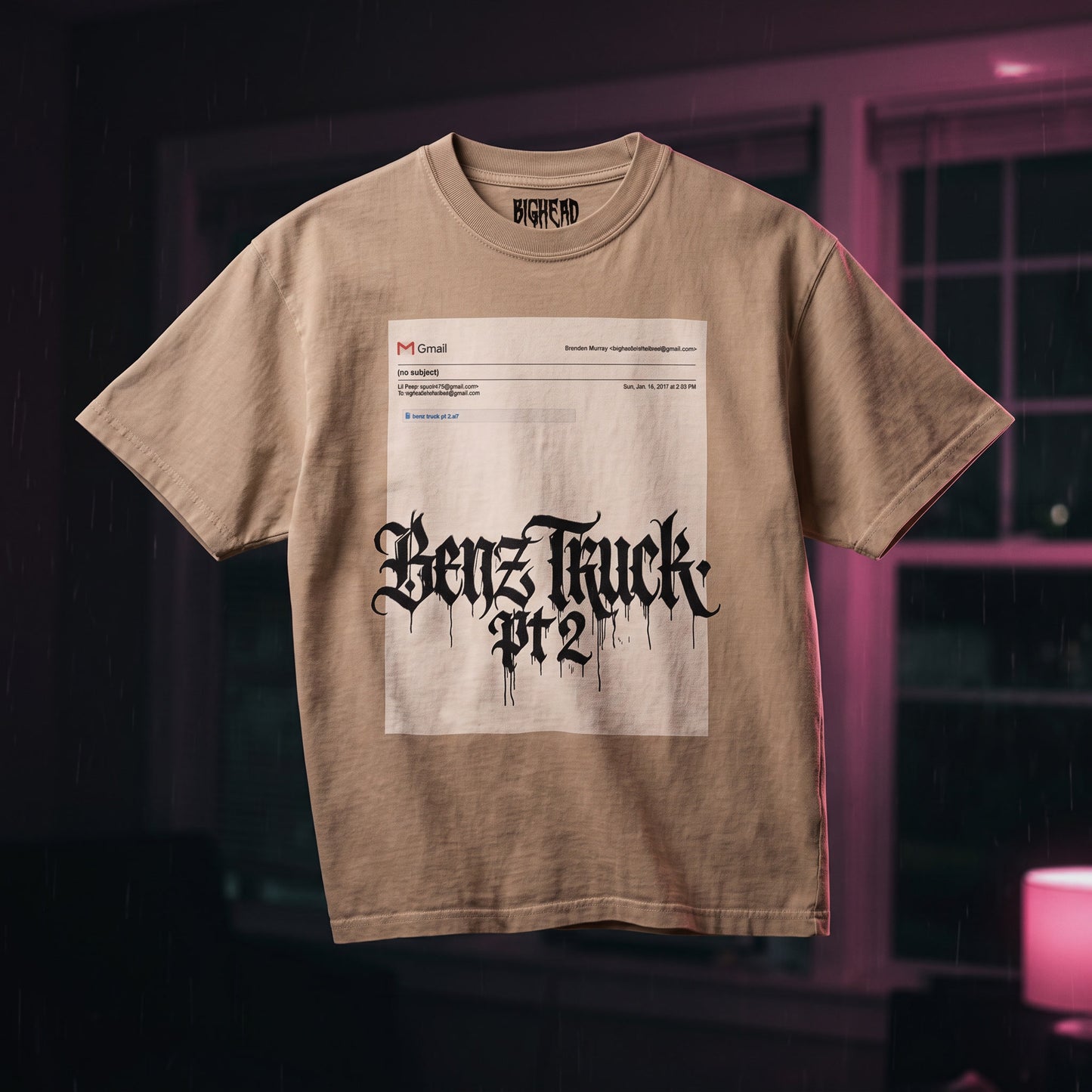 'Benz Truck Pt.2' Original E-Mail Graphic Tee