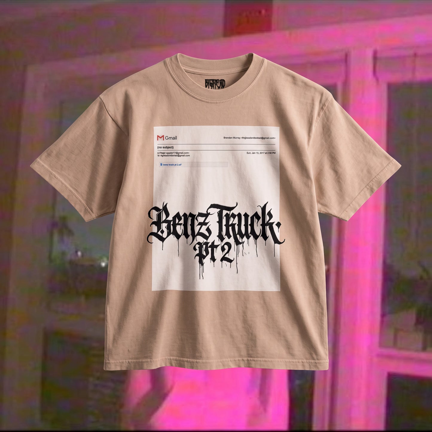 'Benz Truck Pt.2' Original E-Mail Graphic Tee