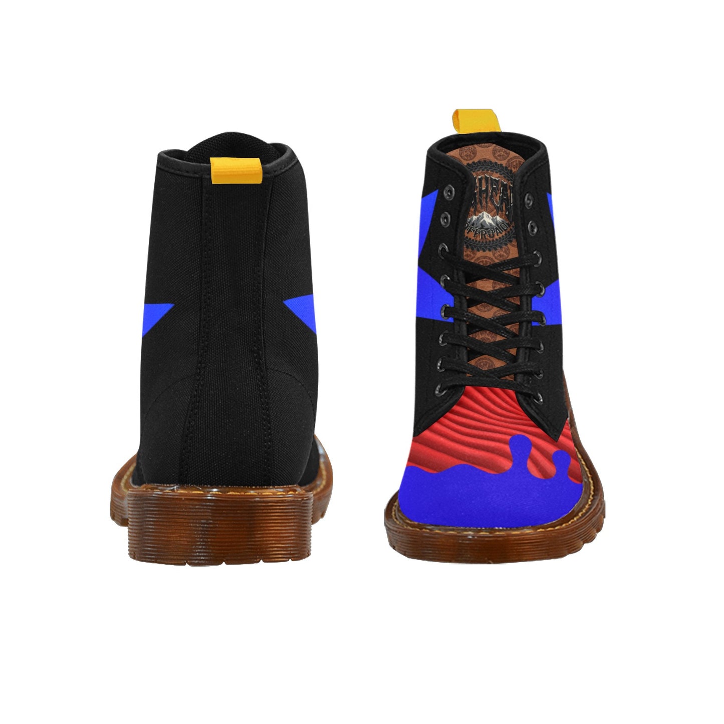 Men's Lace Up 4th Of July Limited Edition BMG Off Road Canvas Boots