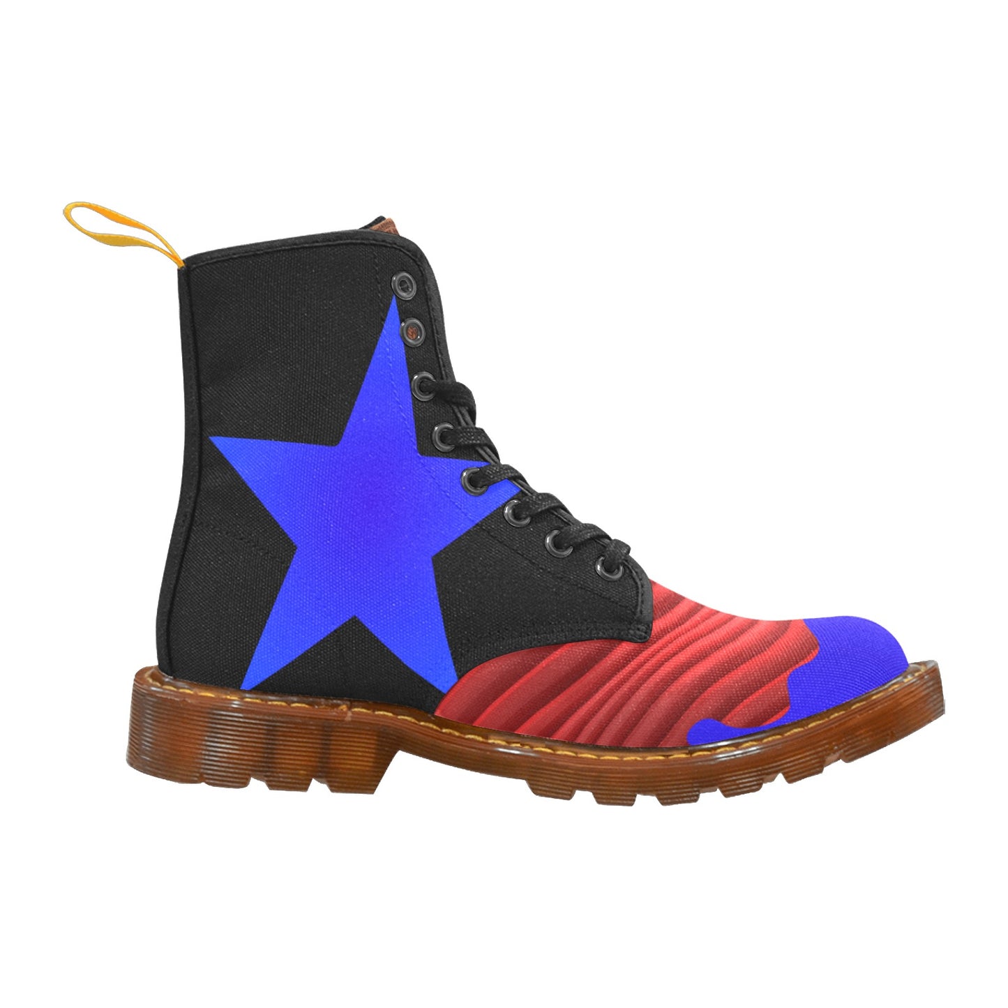Men's Lace Up 4th Of July Limited Edition BMG Off Road Canvas Boots