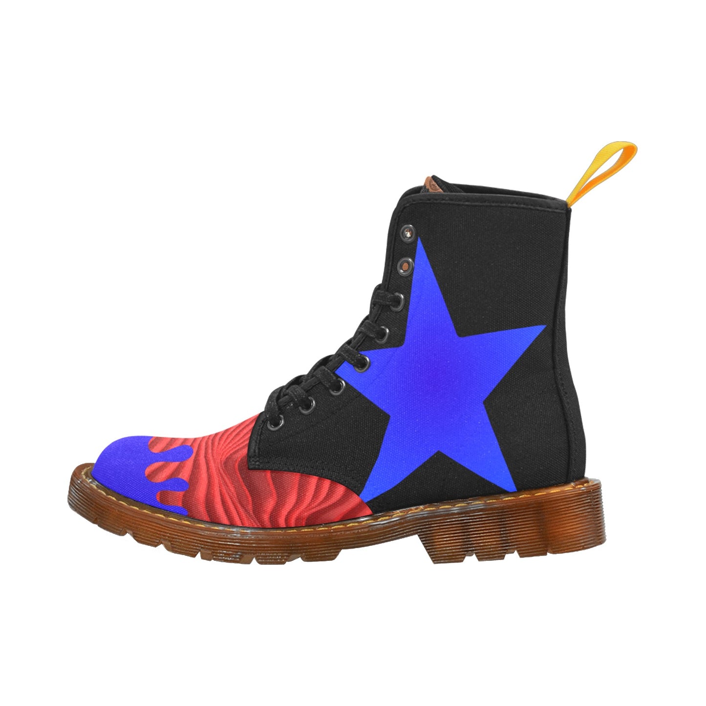 Men's Lace Up 4th Of July Limited Edition BMG Off Road Canvas Boots