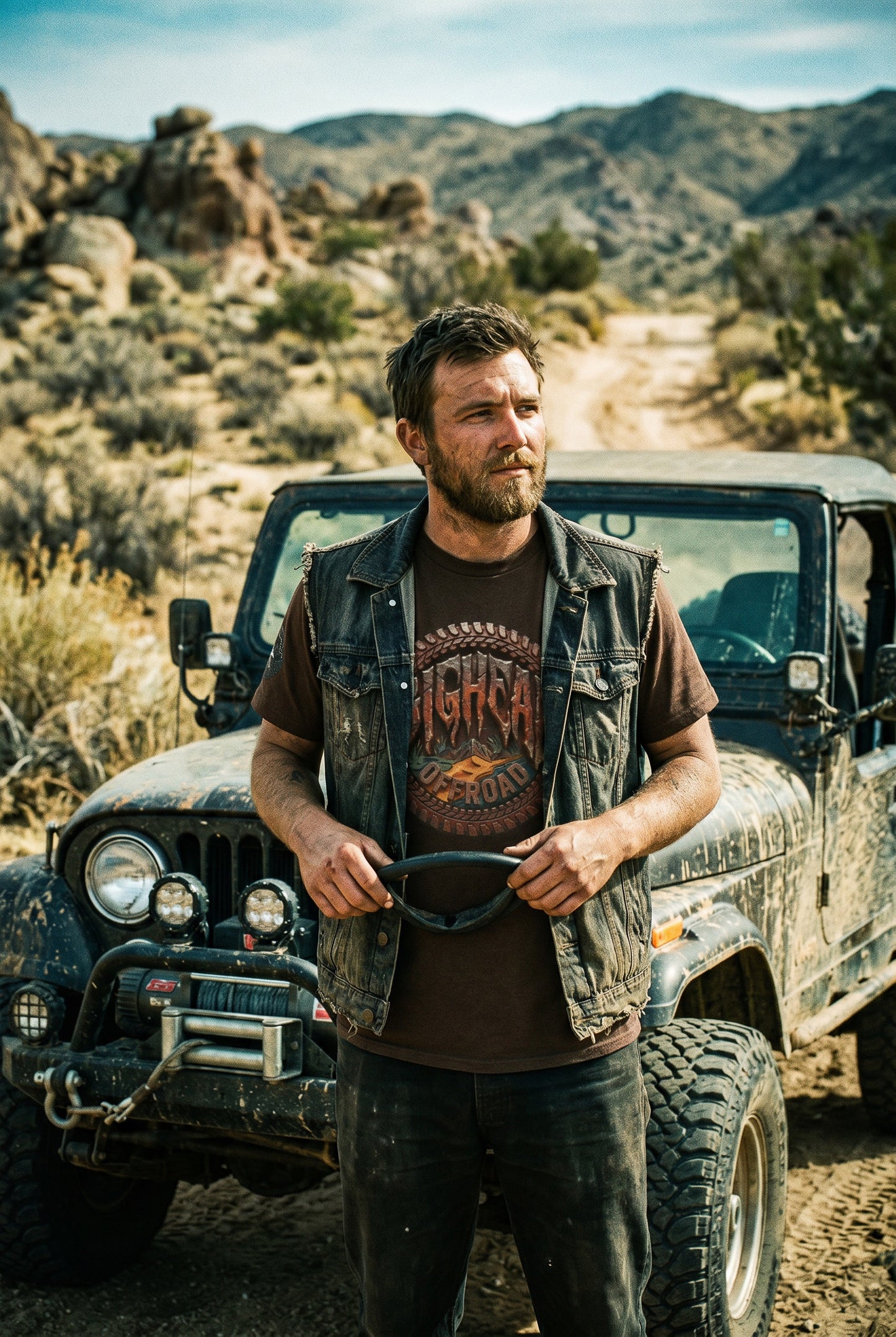 Bighead Off-Road T-Shirt — 'Mall Crawler' Vintage Dirt Bike Tee